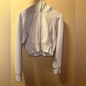 Lululemon Cropped Scuba Zip Up